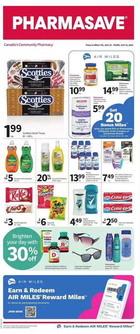 Pharmasave catalogue in Gore Bay | Great offer for bargain hunters | 2025-07-18T00:00:00.000Z - 2025-07-31T00:00:00.000Z
