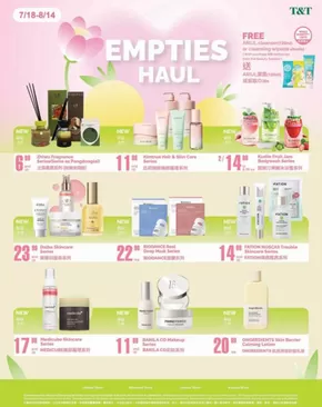 T&T Supermarket catalogue | Great discounts on selected products | 2025-07-18T00:00:00.000Z - 2025-08-14T00:00:00.000Z