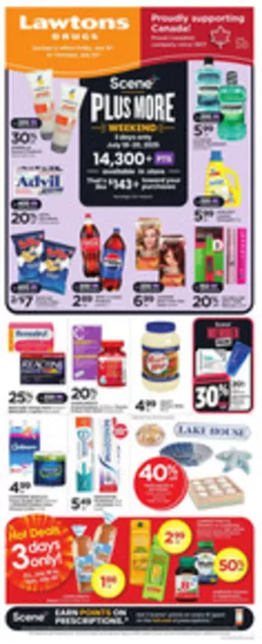 Lawtons Drugs catalogue in Gore Bay | Exclusive deals for our customers | 2025-07-18T00:00:00.000Z - 2025-07-24T00:00:00.000Z