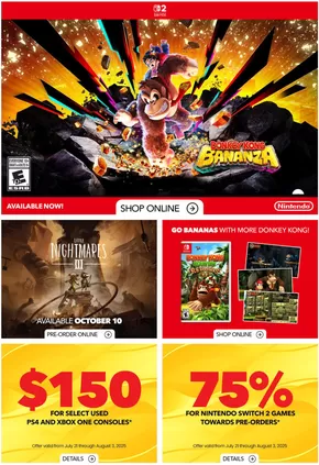 Game Stop catalogue in Kitchener | Game Stop Weekly ad | 2025-07-21T00:00:00.000Z - 2025-08-03T00:00:00.000Z