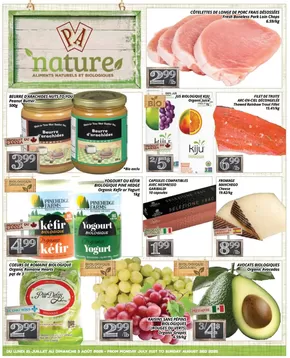 Supermarché PA catalogue in Montreal | Great offer for bargain hunters | 2025-07-21T00:00:00.000Z - 2025-08-03T00:00:00.000Z