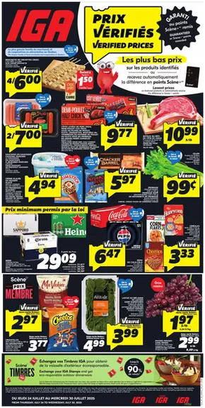 IGA catalogue in Comber ON | Discounts and promotions | 2025-07-24T00:00:00.000Z - 2025-07-30T00:00:00.000Z