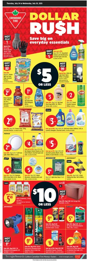 Canadian Tire catalogue in Tracadie-Sheila | Discounts and promotions | 2025-07-24T00:00:00.000Z - 2025-07-30T00:00:00.000Z