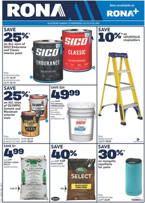 RONA catalogue in Regina | Save now with our deals | 2025-07-24T00:00:00.000Z - 2025-07-30T00:00:00.000Z