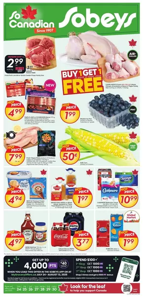 Sobeys catalogue in Gaspé | Sobeys Weekly ad | 2025-07-24T00:00:00.000Z - 2025-08-13T00:00:00.000Z