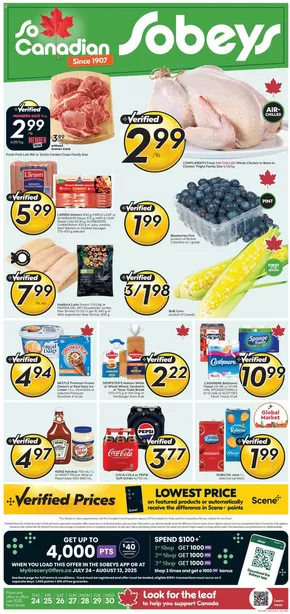 Sobeys catalogue in Saint John | Current bargains and offers | 2025-07-24T00:00:00.000Z - 2025-08-13T00:00:00.000Z