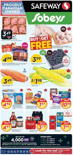 Sobeys catalogue in Okotoks | Great offer for bargain hunters | 2025-07-24T00:00:00.000Z - 2025-08-13T00:00:00.000Z
