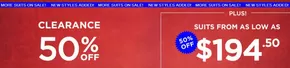 Tip Top Tailors catalogue in Brampton | 50% off | 2025-07-23T00:00:00.000Z - 2025-08-06T00:00:00.000Z
