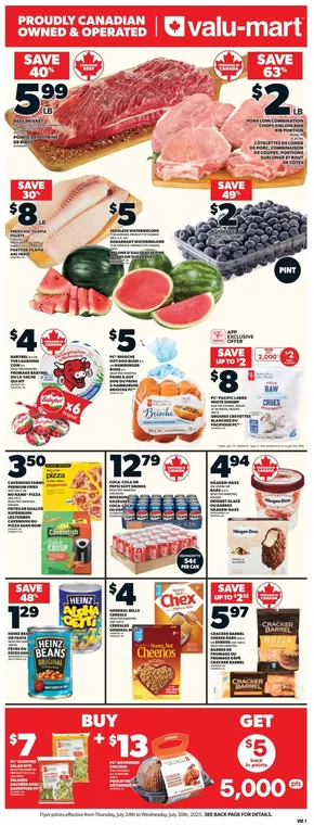Valu-mart weeky flyer