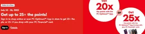 Shoppers Drug Mart catalogue in Orillia | Get up to 25 x the points ! | 2025-07-25T00:00:00.000Z - 2025-08-10T00:00:00.000Z