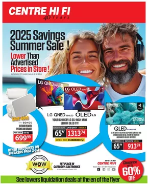 Centre Hi-Fi catalogue in Burlington | Weekly Flyer | 2025-07-25T00:00:00.000Z - 2025-07-31T00:00:00.000Z