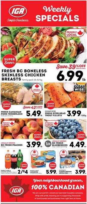 Weekly specials 