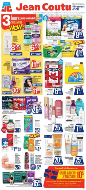 Jean Coutu catalogue in North York | Weekly Flyer | 2025-07-31T00:00:00.000Z - 2025-08-06T00:00:00.000Z