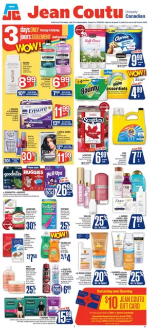 Jean Coutu catalogue in CAP-AUX-MEULES | Wide range of offers | 2025-07-31T00:00:00.000Z - 2025-08-06T00:00:00.000Z