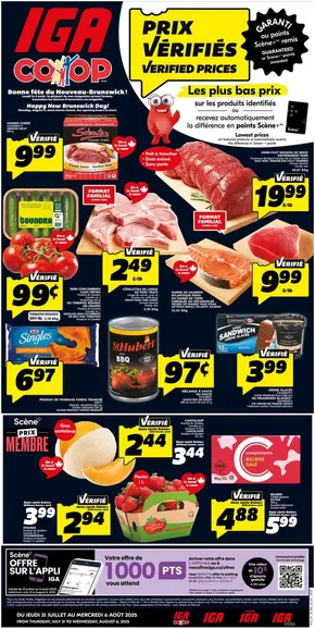 IGA Extra catalogue in Salaberry-de-Valleyfield | Our best deals for you | 2025-07-31T00:00:00.000Z - 2025-08-06T00:00:00.000Z
