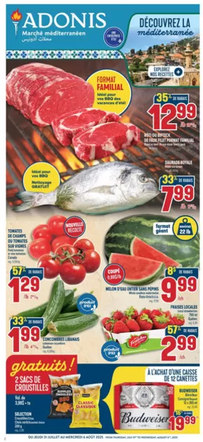Marché Adonis catalogue in Joliette | Weekly | 2025-07-31T00:00:00.000Z - 2025-08-06T00:00:00.000Z