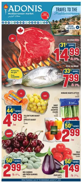 Marché Adonis catalogue in Salaberry-de-Valleyfield | Exclusive bargains | 2025-07-31T00:00:00.000Z - 2025-08-06T00:00:00.000Z