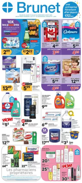 Brunet catalogue in Saint-Hyacinthe | Discounts and promotions | 2025-07-31T00:00:00.000Z - 2025-08-06T00:00:00.000Z