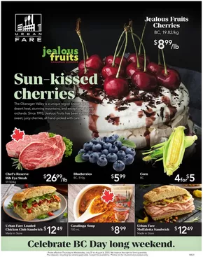 Urban Fare catalogue in Lethbridge | Exclusive deals for our customers | 2025-07-31T00:00:00.000Z - 2025-08-06T00:00:00.000Z