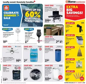 Home Hardware catalogue in Hamilton | Top deals and discounts | 2025-07-31T00:00:00.000Z - 2025-08-13T00:00:00.000Z