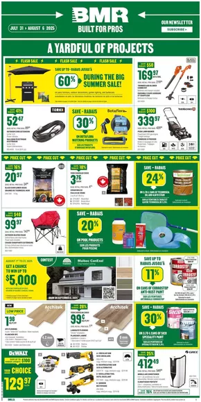 BMR catalogue in Windsor (Ontario) | Discounts and promotions | 2025-07-31T00:00:00.000Z - 2025-08-06T00:00:00.000Z