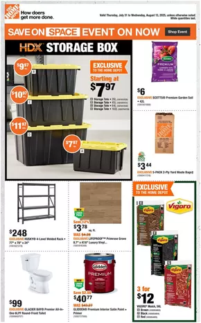 Home Depot catalogue in Hamilton | Great discounts on selected products | 2025-07-31T00:00:00.000Z - 2025-08-13T00:00:00.000Z