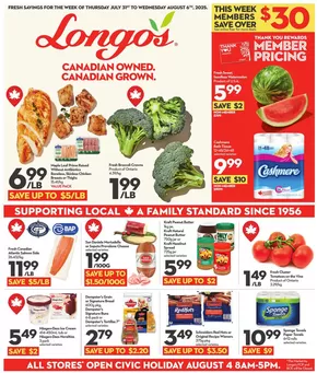 Longo's catalogue in Lethbridge | Exclusive deals for our customers | 2025-07-31T00:00:00.000Z - 2025-08-06T00:00:00.000Z