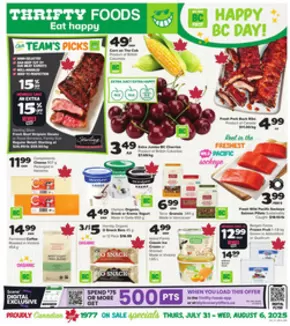 Thrifty Foods catalogue in London | Current bargains and offers | 2025-07-31T00:00:00.000Z - 2025-08-06T00:00:00.000Z