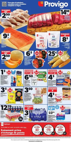 Provigo catalogue in Leduc | Provigo weekly flyer | 2025-07-31T00:00:00.000Z - 2025-08-06T00:00:00.000Z