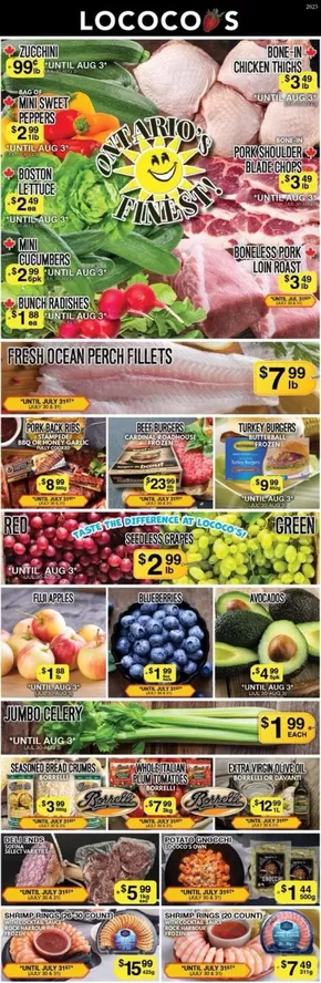 Lococos Weekly ad