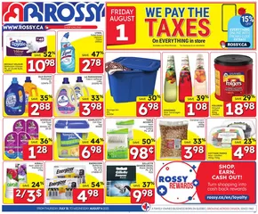 Rossy catalogue in Saskatoon | Wide range of offers | 2025-07-31T00:00:00.000Z - 2025-08-06T00:00:00.000Z