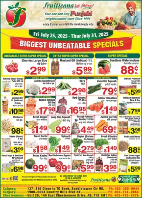 Fruiticana catalogue in Surrey | Biggest unbeatable specials | 2025-07-30T00:00:00.000Z - 2025-07-31T00:00:00.000Z