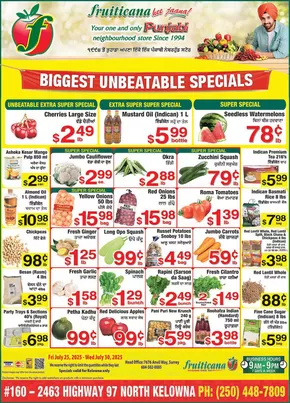 Fruiticana catalogue in Surrey | Unbeatable extra super special | 2025-07-30T00:00:00.000Z - 2025-07-31T00:00:00.000Z