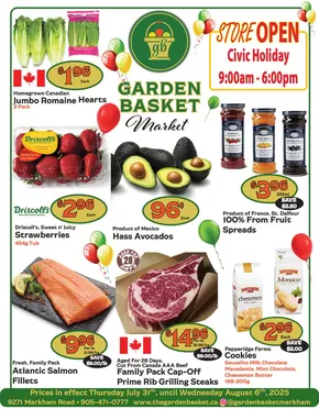 The Garden Basket catalogue in Guelph | The Garden Basket | 2025-07-31T00:00:00.000Z - 2025-08-06T00:00:00.000Z