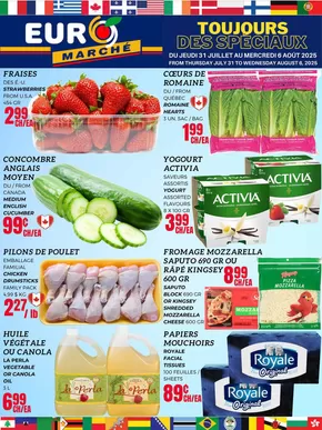 Euromarché catalogue in Guelph | Discounts and promotions | 2025-07-31T00:00:00.000Z - 2025-08-06T00:00:00.000Z
