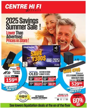 Centre Hi-Fi catalogue in Petawawa | Weekly Flyer | 2025-08-01T00:00:00.000Z - 2025-08-07T00:00:00.000Z