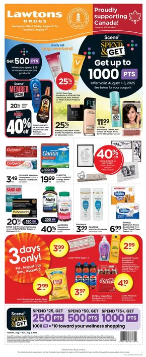 Lawtons Drugs catalogue in Jasper | Top deals and discounts | 2025-08-01T00:00:00.000Z - 2025-08-07T00:00:00.000Z