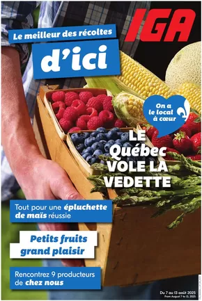 IGA Extra catalogue in Manouane | Top offers for all bargain hunters | 2025-08-07T00:00:00.000Z - 2025-08-13T00:00:00.000Z