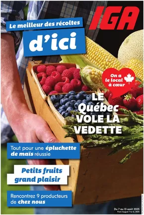 IGA Extra catalogue in Drummondville | Top offers for all bargain hunters | 2025-08-07T00:00:00.000Z - 2025-08-13T00:00:00.000Z