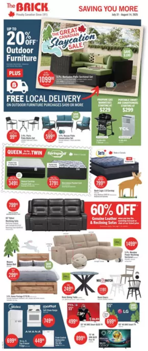 The Brick catalogue in Kanata | Top offers for smart savers | 2025-07-31T00:00:00.000Z - 2025-08-14T00:00:00.000Z