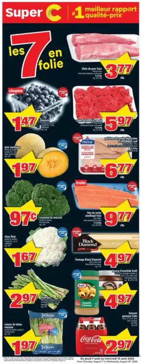 Super C catalogue in Tofield | Attractive special offers for everyone | 2025-08-07T00:00:00.000Z - 2025-08-13T00:00:00.000Z