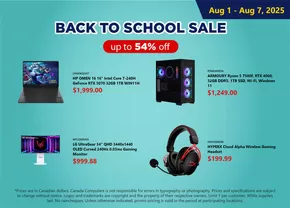 Canada Computers catalogue in Buffalo Narrows SK | Back to school sale  | 2025-08-05T00:00:00.000Z - 2025-08-07T00:00:00.000Z