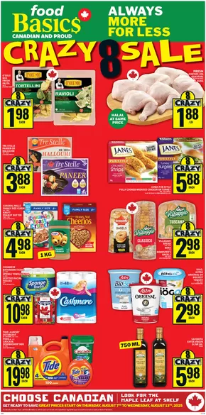 Food Basics catalogue in Moonbeam ON | Food Basics weekly flyer | 2025-08-07T00:00:00.000Z - 2025-08-13T00:00:00.000Z