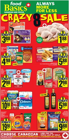 Food Basics catalogue in Moonbeam ON | Our best bargains | 2025-08-07T00:00:00.000Z - 2025-08-13T00:00:00.000Z