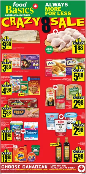 Food Basics catalogue in Moonbeam ON | Save now with our deals | 2025-08-07T00:00:00.000Z - 2025-08-13T00:00:00.000Z
