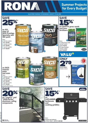 RONA catalogue in Kinistino | Great offer for all customers | 2025-08-07T00:00:00.000Z - 2025-08-20T00:00:00.000Z