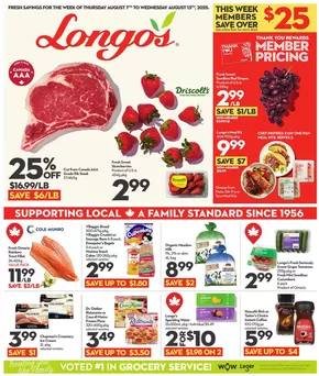 Longo's catalogue in Deseronto | Wide range of offers | 2025-08-07T00:00:00.000Z - 2025-08-13T00:00:00.000Z
