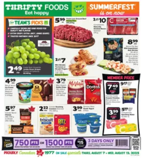 Thrifty Foods catalogue in Moonbeam ON | Exclusive deals for our customers | 2025-08-07T00:00:00.000Z - 2025-08-13T00:00:00.000Z