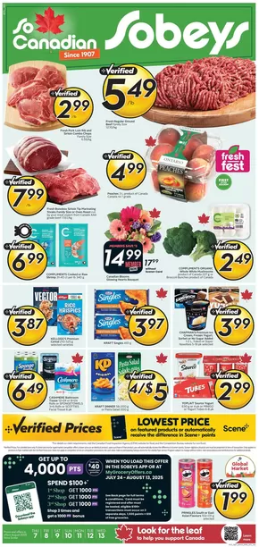 Sobeys catalogue in Deseronto | Top offers for smart savers | 2025-08-07T00:00:00.000Z - 2025-08-13T00:00:00.000Z