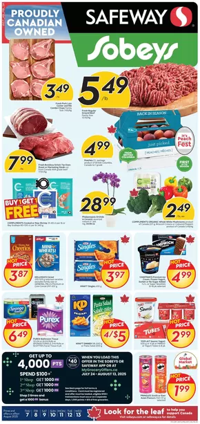 Sobeys catalogue | Top offers for all bargain hunters | 2025-08-07T00:00:00.000Z - 2025-08-13T00:00:00.000Z